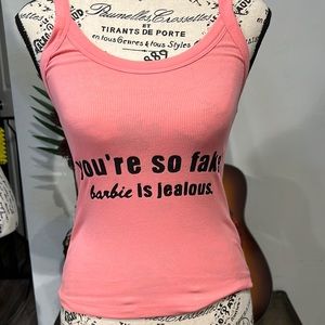 Your so fake Barbie is jealous Tank top